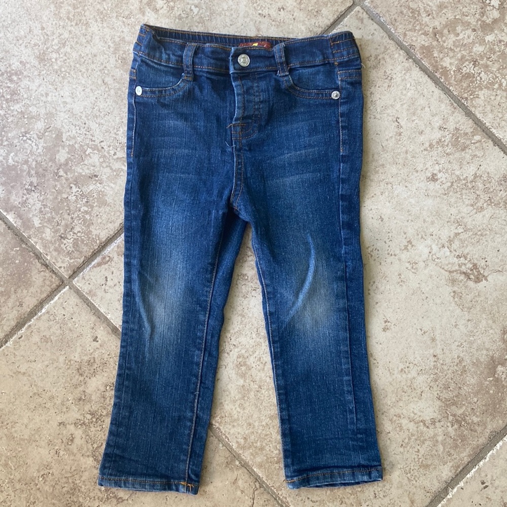 7 for All Mankind toddler jeans with snap fly